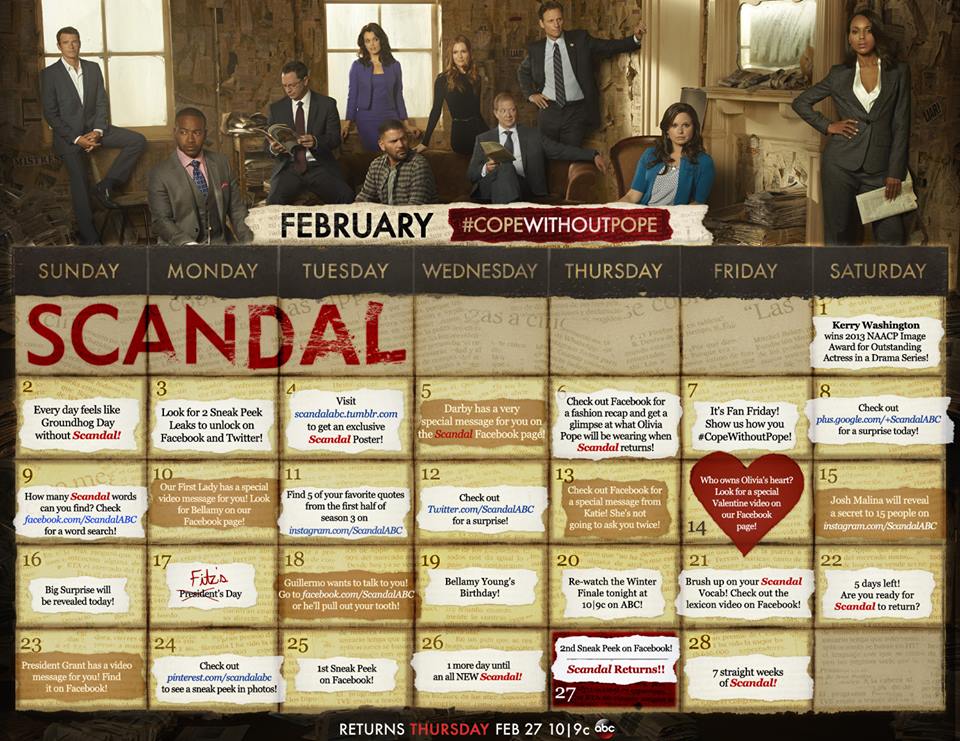 Cope Without Pope Calendar