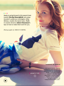 Darby Stanchfield in O Magazine
