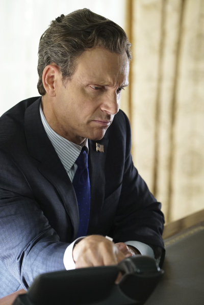 SCANDAL - "Yes" -- The Pope and Associates team dives into a new case that takes Olivia out of D.C. and away from the President. Meanwhile, back at the White House, Fitz is determined to find who's responsible for causing the latest turn of events, and Abby receives unexpected guidance from a master of damage control as she struggles to catch a break, on "Scandal," THURSDAY OCTOBER 1 (9:00--10:00 p.m., ET) on the ABC Television Network. (ABC/Eric McCandless) TONY GOLDWYN