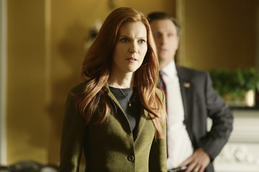 SCANDAL - "Paris is Burning" - Olivia and Fitz face some very big consequences and Mellie brings in an old friend to make sure she gets her way. Meanwhile, Abby shows Olivia she is fully capable of handling working at the White House, on "Scandal," THURSDAY OCTOBER 8 (9:00-10:00 p.m., ET) on the ABC Television Network. (ABC/Nicole Wilder) DARBY STANCHFIELD, TONY GOLDWYN