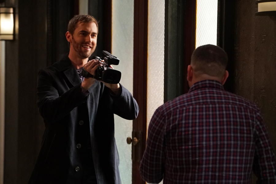 SCANDAL - "Yes" -- The Pope and Associates team dives into a new case that takes Olivia out of D.C. and away from the President. Meanwhile, back at the White House, Fitz is determined to find who's responsible for causing the latest turn of events, and Abby receives unexpected guidance from a master of damage control as she struggles to catch a break, on "Scandal," THURSDAY OCTOBER 1 (9:00--10:00 p.m., ET) on the ABC Television Network. (ABC/Eric McCandless) ADAM J. YEEND, GUILLERMO DIAZ