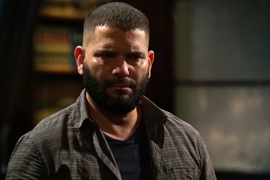 SCANDAL - "Dog-Whistle Politics" - Eager to get answers, Jake unexpectedly crosses paths with someone he thought he'd never see again. Meanwhile, Huck and Quinn recruit a familiar face to help smooth over the media storm surrounding Olivia, and Fitz quickly finds out the true cost of mercy when he discovers not everyone fully supports his actions, on "Scandal," THURSDAY, OCTOBER 15 (9:00-10:00 p.m., ET) on the ABC Television Network. (ABC/Eric McCandless) GUILLERMO DIAZ