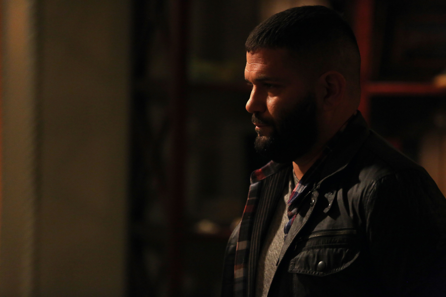 SCANDAL - "Dog-Whistle Politics" - Eager to get answers, Jake unexpectedly crosses paths with someone he thought he'd never see again. Meanwhile, Huck and Quinn recruit a familiar face to help smooth over the media storm surrounding Olivia, and Fitz quickly finds out the true cost of mercy when he discovers not everyone fully supports his actions, on "Scandal," THURSDAY, OCTOBER 15 (9:00-10:00 p.m., ET) on the ABC Television Network. (ABC/John Fleenor) GUILLERMO DIAZ